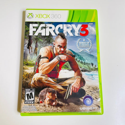 Xbox 360 Far Cry 3 (Microsoft Xbox 360, 2012) CIB, Complete, VG