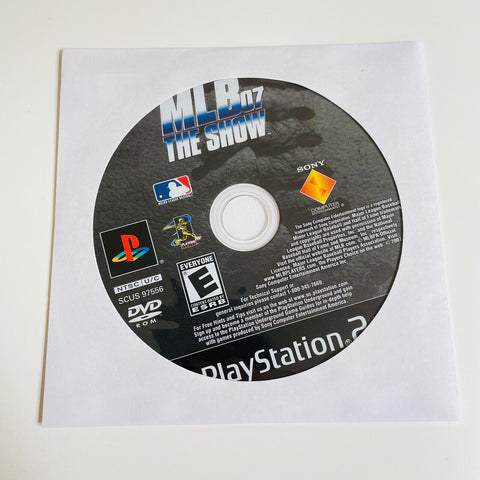 MLB 07: The Show (Sony PlayStation 2, 2007) PS2, Disc Surface Is Nearly Mint!