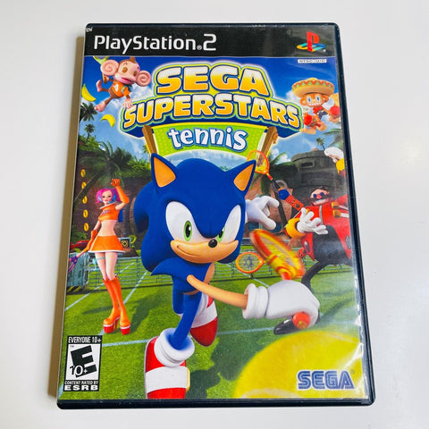 Sega Superstars Tennis (Sony PlayStation 2, 2008 PS2) CIB, Complete, VG