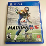 Madden NFL 15 Football (Sony PlayStation 4, 2014) PS4, CIB, Complete, VG