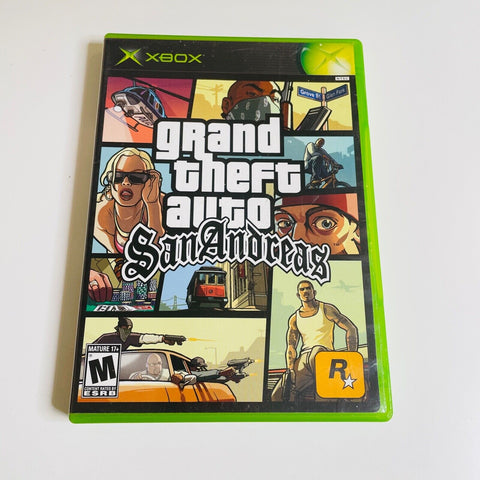 Grand Theft Auto: San Andreas (Microsoft Xbox, 2005) Case Only, No Game!
