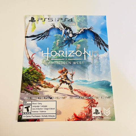 Horizon Forbidden West PS5 PS4 Redemption CODE