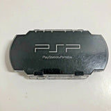 Playstation Portable PSP Hard Plastic Padded Clear Black Travel Carrying Case
