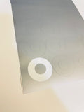 15 Premium Cracked Disc Hub Repair Ring Sticker Label! Cd, Dvd Sega Wii, Wii U