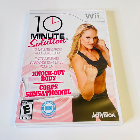 10 Minute Solution (Nintendo Wii, 2010) CIB, Complete, VG Disc Surface Is As New
