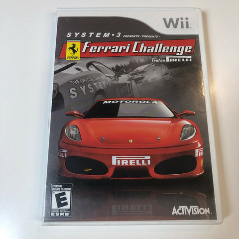 Ferrari Challenge - Wii Nintendo, CIB, Complete, VG