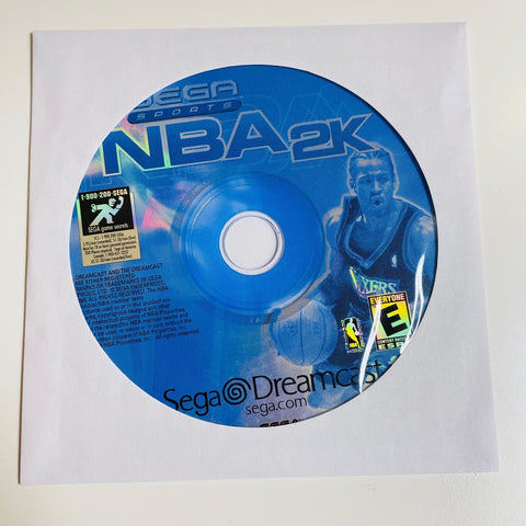 NBA 2K  Sega  Dreamcast , Disc Is Nearly Mint!