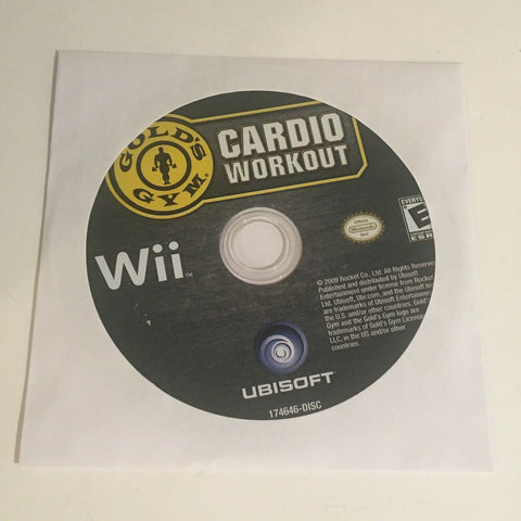 Golds Gym Cardio Workout (Nintendo Wii), Disc only