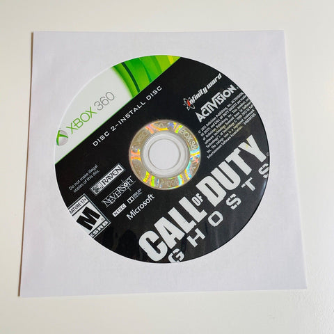 Call of Duty: Ghosts (Xbox 360) Disc 2 Install Disc only, Disc Surface Is as New