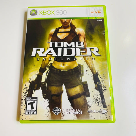 Tomb Raider Underworld (Microsoft Xbox 360, 2008) CIB, Complete, VG