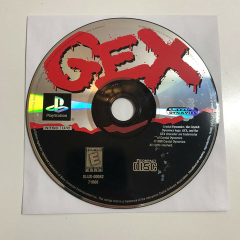 Gex PS1 Video Games