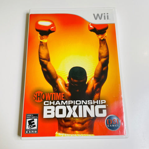 Showtime Championship Boxing (Nintendo Wii, 2007) CIB, Complete, VG