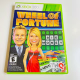 Wheel of Fortune (Microsoft Xbox 360, 2012) Case only and manual, No game!