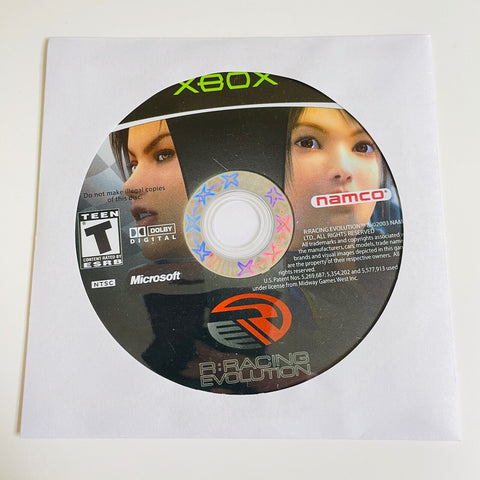 R: Racing Evolution (Microsoft Xbox, 2003) Disc Surface Is Nearly Mint!