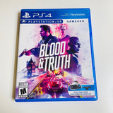 Blood & Truth (Sony PlayStation 4 VR, 2019) Case only, No game!