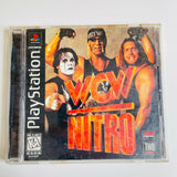 WCW Nitro (Sony PlayStation 1 PS1, 1998) Black Label, CIB, Complete, VG
