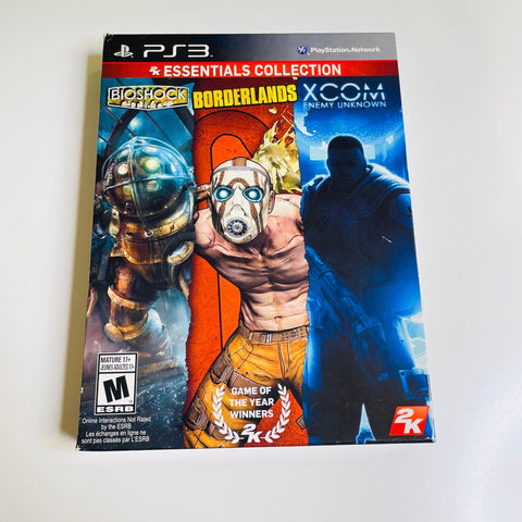 2K Essentials Collection : Bioshock, Borderlands, XCOM ( Playstation 3,PS3 )