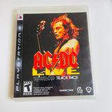 AC/DC Live Rock Band Track Pack (Sony PlayStation 3, 2008 PS3) CIB, Complete, VG