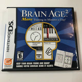 Brain Age 2: More Training in Minutes a Day (Nintendo DS, 2007) Complete, VG