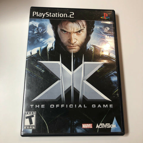 X-Men The Official Game Playstation 2 PS2 Video Game, Complete, VG