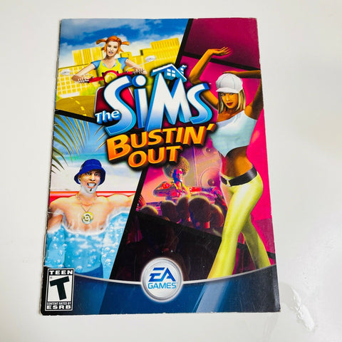 Sims Bustin' Out (Sony PlayStation 2, 2003) PS2, French Manual Only, No Game!