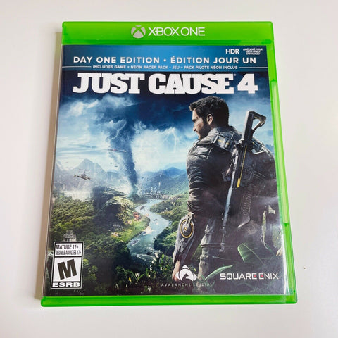 Just Cause 4, Day one Edition (Microsoft Xbox One, 2018) CIB, Complete, VG