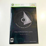 Halo 3: ODST (Xbox 360, 2009) Field Operations guide, Manual only, No Game!