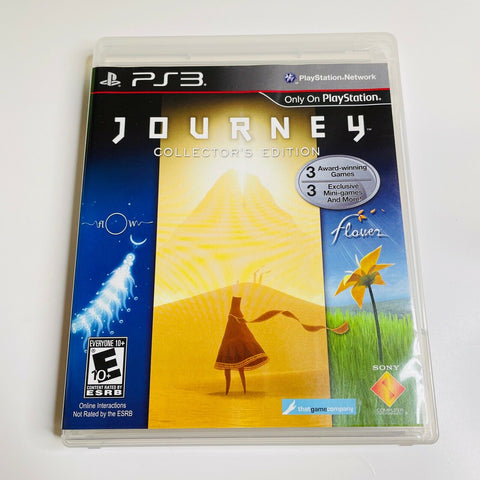 Journey - Collector's Edition (Sony PlayStation 3, 2012) PS3 CIB, Complete, VG