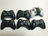 Lot of 6 Xbox 360 Controllers PARTS/REPAIR