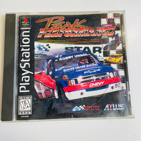 Peak Performance (Sony PlayStation, 1996) PS1