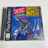 Critical Depth PS1 (Sony PlayStation 1, 1997) CIB, Complete, Disc Great!