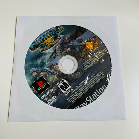 SOCOM II 2 US Navy Seals Playstation 2 PS2 Disc