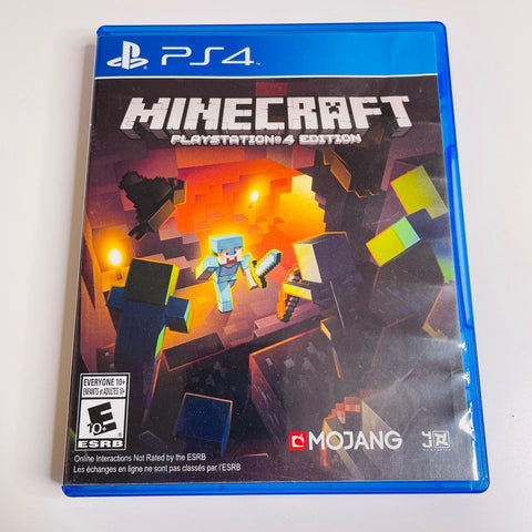 Minecraft Playstation 4 Edition (Sony PlayStation 4, 2014 PS4)