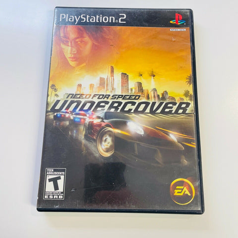 Need for Speed: Undercover (Sony PlayStation 2, PS2, 2008) CIB, Complete, VG