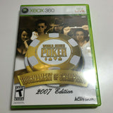 World Series of Poker: Tournament of Champions Microsoft Xbox 360  Complete, VG