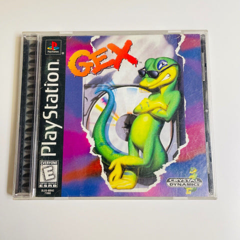 Gex (Sony PlayStation 1, 1996) PS1, CIB, Complete, VG