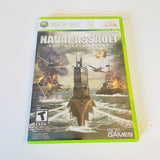 Naval Assault: The Killing Tide ( Xbox 360) CIB, Complete Disc Surface Is As New