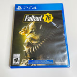 Fallout 76 (Sony Playstation 4 PS4) Case & Manual Only, No Game!