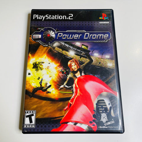 Power Drome (Sony PlayStation 2, PS2 2004) CIB, Complete, VG
