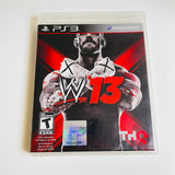 WWE '13 PS3 (Sony PlayStation 3, PS3 2012) CIB, Complete, VG