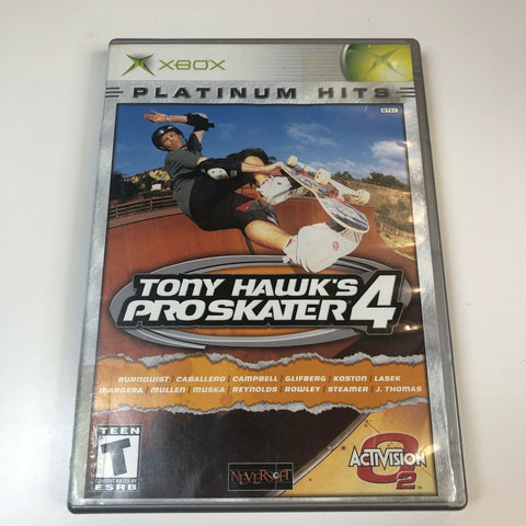 Tony Hawk's Pro Skater 4 Platinum Hits (Microsoft Xbox, 2003)