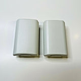 2 x Xbox 360 Wireless Controller AA Battery Pack Case Cover White