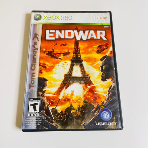 Tom Clancy's EndWar (Microsoft Xbox 360, 2008) CIB, Complete, VG