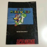 Super Mario World (Super Nintendo, 1991) Instructional Manual Only, No Game