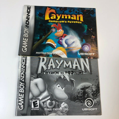 Rayman Hoodlum's Revenge Gameboy Advance - Manual Only. No Game!