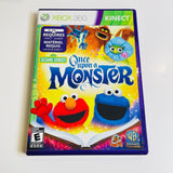 Sesame Street: Once Upon a Monster (Microsoft Xbox 360, 2011) CIB, Complete, VG