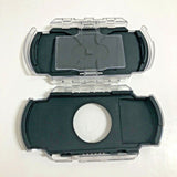 Playstation Portable PSP Hard Plastic Padded Clear Black Travel Carrying Case