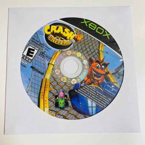 Crash Nitro Kart (Microsoft Xbox, 2003) Disc Is Nearly Mint!
