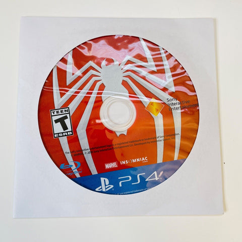 Marvel Spider-Man (PlayStation 4, 2018) Disc