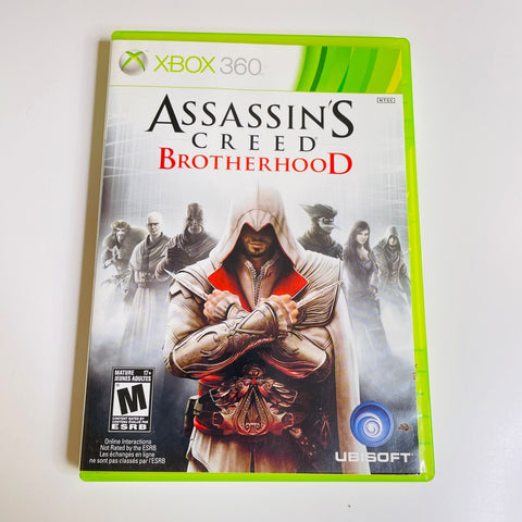 Assassin's Creed: Brotherhood (Microsoft Xbox 360, 2010) CIB, Complete, VG